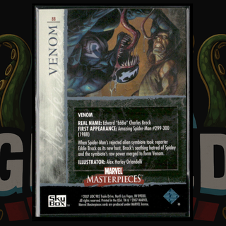 2007 UD Marvel Masterpieces Card 88 Venom