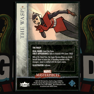 2007 UD Marvel Masterpieces Card 89 Wasp Foil