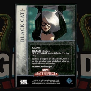 2007 UD Marvel Masterpieces Card 9 Black Cat
