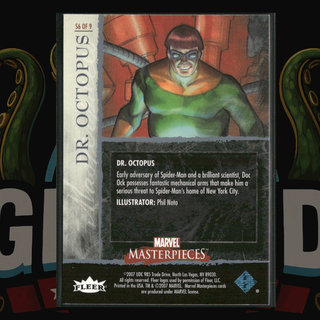 2007 Marvel Masterpieces Spider-Man Card S6 Dr. Octopus Foil