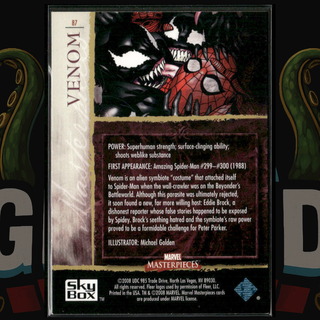 2008 UD Marvel Masterpieces Series 2 Card 87 Venom Spider-Man