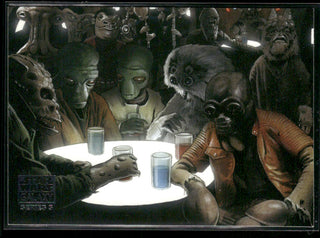 2010 Star Wars Galaxy Series 5 Card 40 Mos Eisley Cantina (Matt Busch)