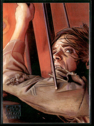 2010 Star Wars Galaxy Series 5 Card 88 Hero To The Max (Luke Skywalker)