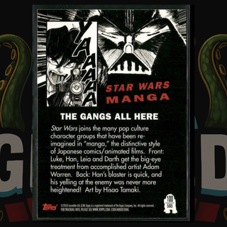 2010 Topps Star Wars Galaxy Series 5 Card 100 The Gang's All Here