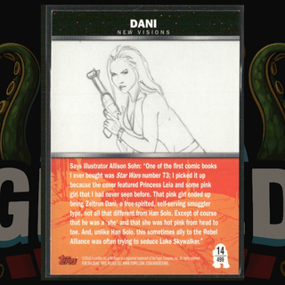 2010 Topps Star Wars Galaxy Series 5 Card 14 Dani (Allison Sohn)