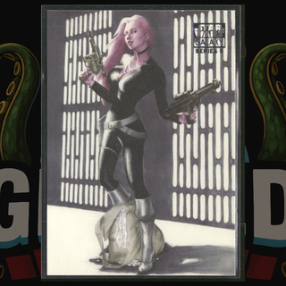 2010 Topps Star Wars Galaxy Series 5 Card 14 Dani (Allison Sohn)