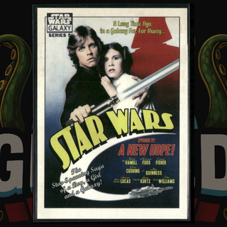 2010 Topps Star Wars Galaxy Series 5 Card 53 Star Wars 1937 Russ Walks Retro Poster