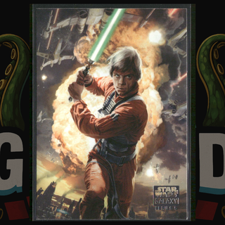 2010 Topps Star Wars Galaxy Series 5 Card 63 Rebel Hero #1 Luke Skywalker