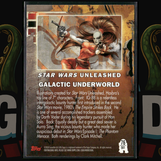 2010 Topps Star Wars Galaxy Series 5 Card 76 Galactic Underworld