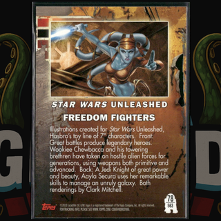2010 Topps Star Wars Galaxy Series 5 Card 78 Freedom Fighters