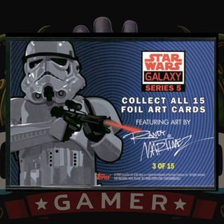 2010 Topps Star Wars Galaxy Series 5 Foil Card 3 Chewbacca