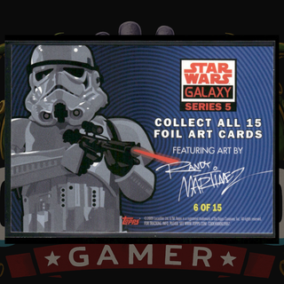 2010 Topps Star Wars Galaxy Series 5 Foil Card 6 Han Solo