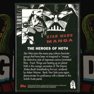 2010 Topps Star Wars Galaxy Series 5 Card 103 Heroes of Hoth Manga Adam Warren