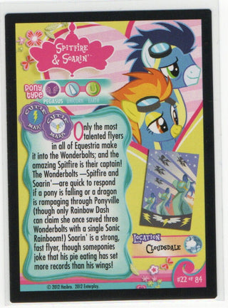 2012 Enterplay My Little Pony Friendship is Magic Card 22 The Wonderbolts