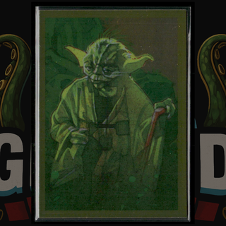 2012 Topps Star Wars Galaxy Series 7 Foil Card 15 Yoda Gold