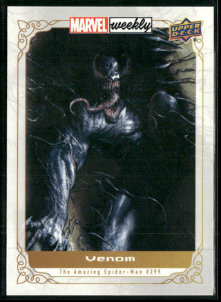 2020 UD Marvel Weekly Achievement Card A2 Venom