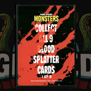 2021 Mark Spears Monsters Series 1 Blood Splatter Card 1 Lord Vampire