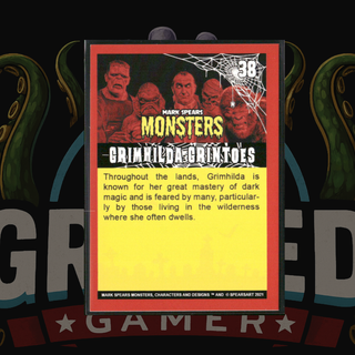 2021 Mark Spears Monsters Series 1 Card 38 Grimhilda Grintoes (Full Art)