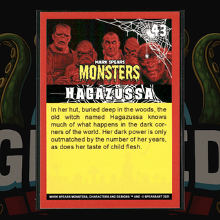 2021 Mark Spears Monsters Series 1 Card 43 Hagazussa (Full Art)