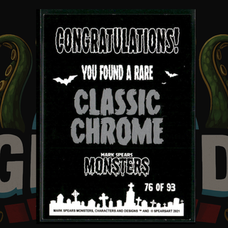 2021 Mark Spears Monsters Series 1 Classic Chrome Card 76 Atomic Fiend