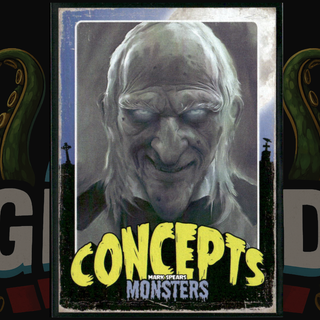 2021 Mark Spears Monsters Series 1 Concept Card 12 Caretaker
