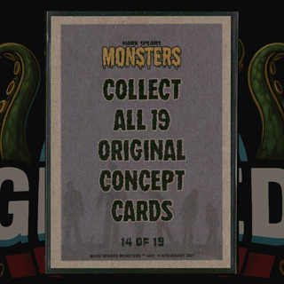 2021 Mark Spears Monsters Series 1 Concepts Card 14 The Mummy