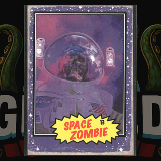 2021 Mark Spears Monsters Series 1 Sticker 13 Space Zombie