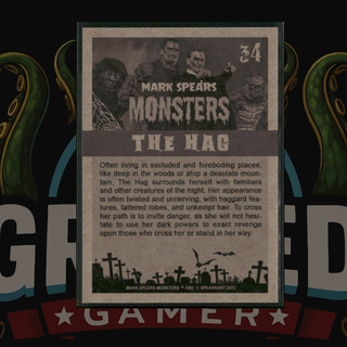 2023 Mark Spears Monsters Series 2 Card 34 The Hag Black & White