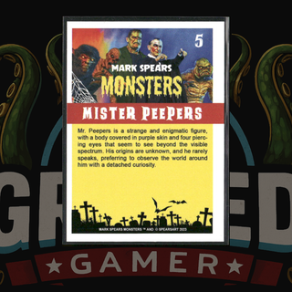 2023 Mark Spears Monsters Series 2 Card 5 Mister Peepers
