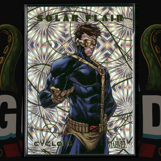 2023 UD Marvel Flair Solar Flair Card SF23 Cyclops SP X-Men