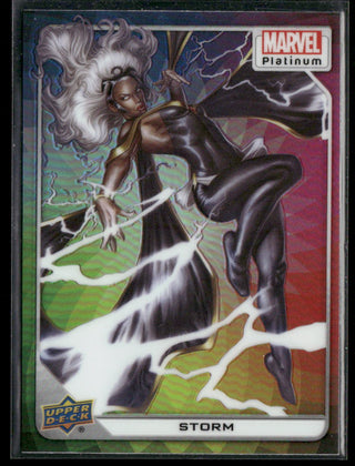 2023 UD Marvel Platinum Card 65 Storm Rainbow Color Wheel