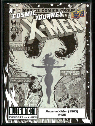 2023 Upper Deck Marvel Allegiance Avengers Vs X-Men A Cosmic Journey Card PJ9 Iron Fist (1975) #15 A Cosmic Journey Black & White Set