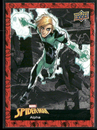 2024 UD Spider-Man Card 36 Alpha