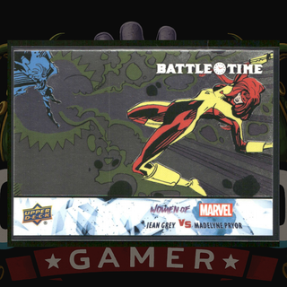 2024 UD Women of Marvel Battle Time Card BT21 Jean Grey vs Madelyne Pryor