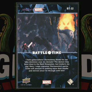 2024 UD Women of Marvel Battle Time Card BT22 Magik vs Dormammu Copper