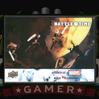 2024 UD Women of Marvel Battle Time Card BT22 Magik vs Dormammu Copper