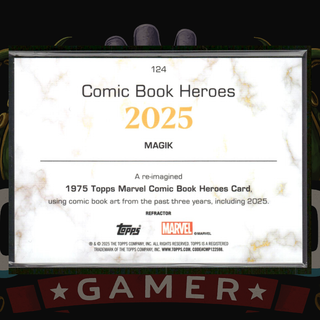 2025 Topps Marvel Comic Book Heroes Card 124 Magik Refractor