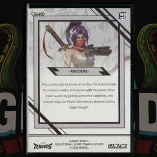 2026 CardFun Marvel Rivals Eternal Glory Card MR-A-32 Psylocke