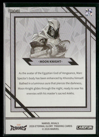 2026 Cardfun Marvel Rivals Eternal Glory Card MR-A-14 Moon Knight