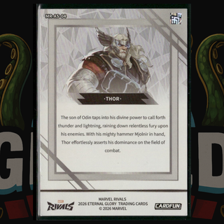 2026 CardFun Marvel Rivals Eternal Glory Card MR-AS-04 Thor Silver Parallel