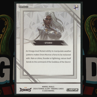 2026 CardFun Marvel Rivals Eternal Glory Card MR-AS-13 Storm Silver Parallel