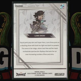 2026 CardFun Marvel Rivals Eternal Glory Card MR-AS-25 Luna Snow Silver Parallel