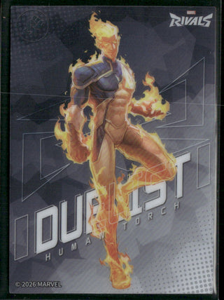 2026 Cardfun Marvel Rivals Eternal Glory Card MR-C-36 Human Torch Duelist
