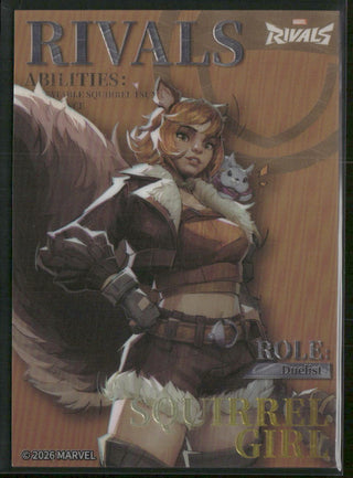 2026 Cardfun Marvel Rivals Eternal Glory Card MR-Z-16 Squirrel Girl Hero Debut