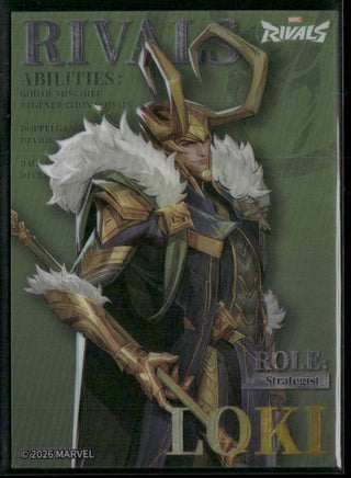 2026 Cardfun Marvel Rivals Eternal Glory Card MR-Z-28 Loki Hero Debut