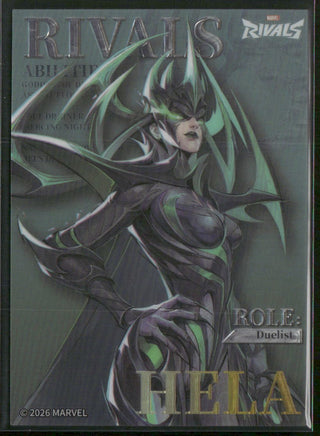 2026 Cardfun Marvel Rivals Eternal Glory Card MR-Z-29 Hela Hero Debut