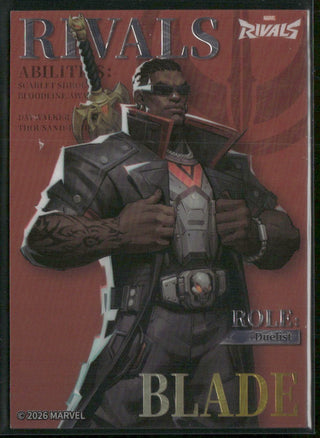 2026 Cardfun Marvel Rivals Eternal Glory Card MR-Z-41 Blade Hero Debut