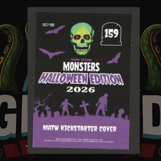 2026 Mark Spears Monsters Halloween Edition Card 159 Mini Purple /199