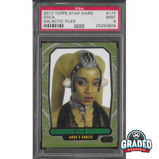 2012 Star Wars Galactic Files Card 177 Oola PSA 9 *ENDING 8/8 ON WHATNOT*