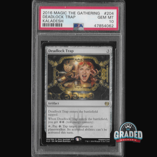 2016 MTG Magic the Gathering Kaladesh Card 204 Deadlock Trap PSA 10